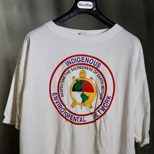 Vintage Indigenous Environmental Network tee! Socially conscious and stylish!